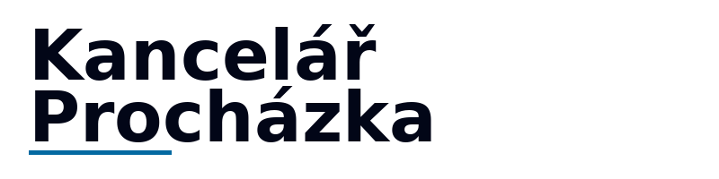 Kancelář Procházka logo